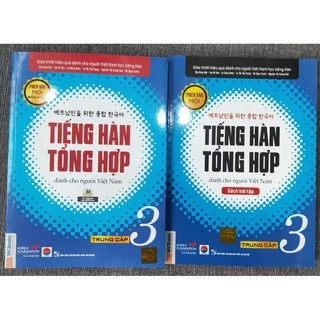 Sách Trọn Bộ Giáo Trình Tiếng Hàn Tổng Hợp Trung Cấp Tập 3 Bản Màu ( SGK + SBT )