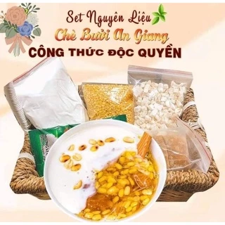 (Video có mã giảm 50%)Set nguyên liệu nấu chè bưởi An Giang thành phẩm 1.5-1,7kg chè tặng kèm công thức nấu-gói lớn 450g