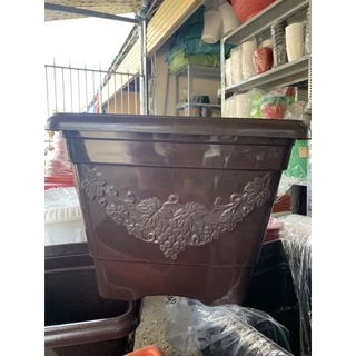 Chậu vuông nhựa TRỒNG CÂY ĂN TRÁI, Kích thước ĐK 60CM x CAO 48cm