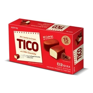 Kem Tico socola sữa Lotte (510ml)