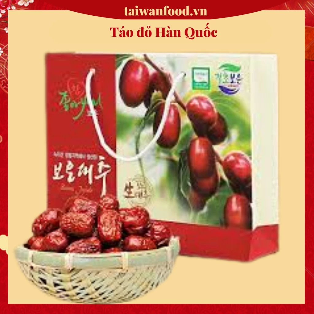 TÁO ĐỎ SẤY KHÔ HÀN QUỐC BOEUN LOESS JUJUBE 1kg