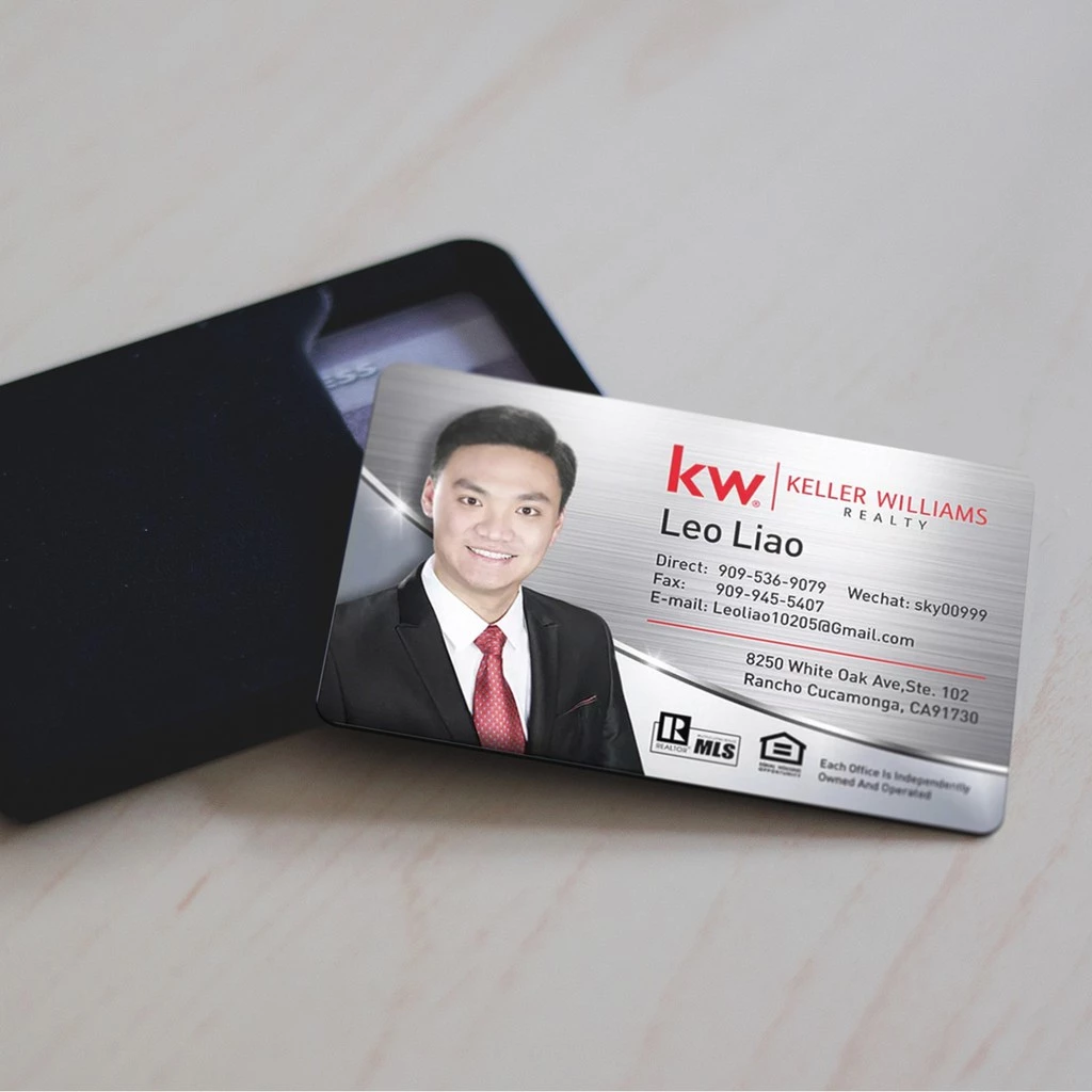 In card visit in danh thiếp kim loại giá rẻ toàn quốc (namecard kim loại) NC006