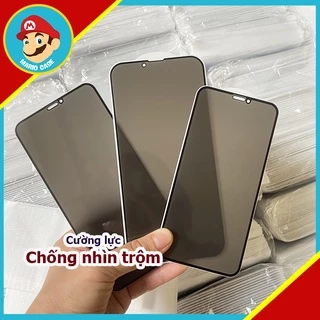 Kính cường lực chống nhìn trộm cho iphone full màn, đủ size 6/6plus/6splus/7/7plus.../12/12ProMax - mario case