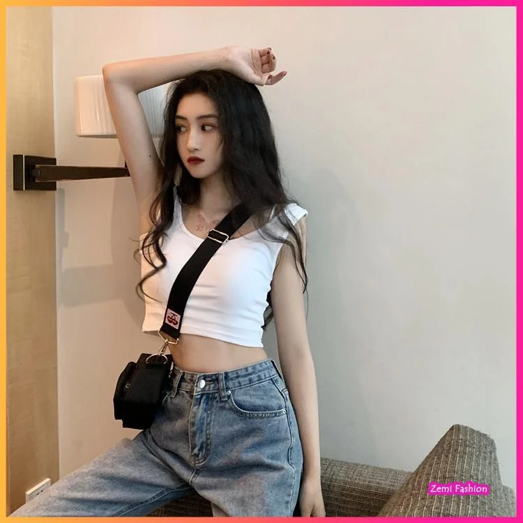 Áo Croptop Nữ, Áo 3 Lỗ Nữ Croptop Ulzzang Chất Cotton Mềm Co Giãn 2 Dây