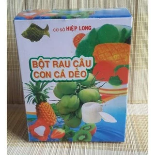 Sỉ 1 hộp 12 gói thạch rau câu con cá dẻo