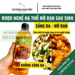 Rượu Nghệ Vàng Hạ Thổ I'm Nature Làm Mờ Thâm Rạn - Sáng Da - Se Khít Chân Lông (500ml)