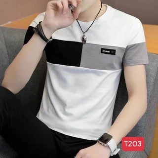 Áo Thun Nam, Áo Phông Nam, Dáng Ôm Body, Không Nhăn, Không xù Hit Hót Thời Trang Cao Cấp tp_shop_87 ms7001