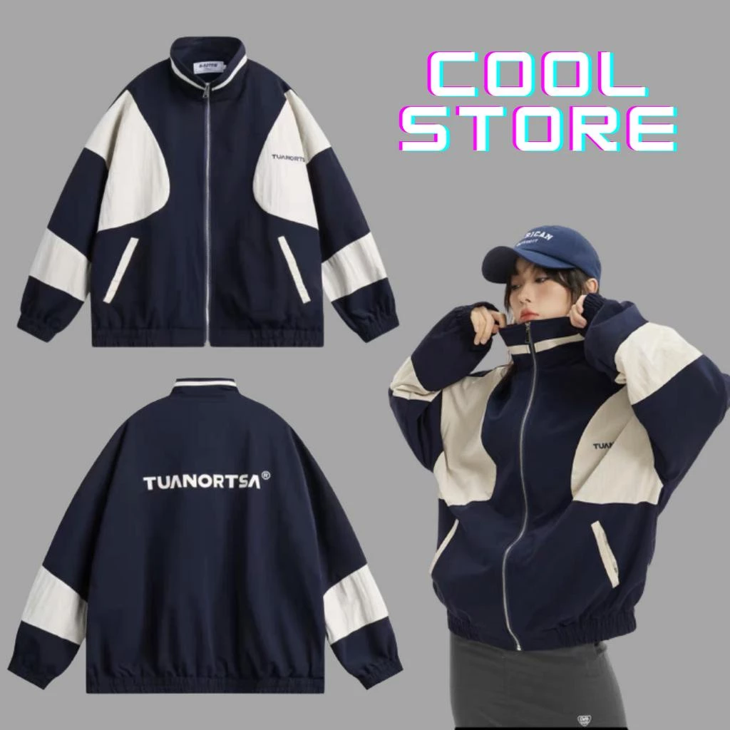 Áo khoác dù phối màu chất dù 2 lớp siêu dày dặn , hàng chuẩn quảng châu siêu xịn , chuẩn fomr COOL STORE 923