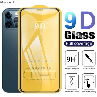 Ốp điện thoại kính cường lực bảo vệ toàn diện cho Iphone 12 11 Pro Max Mini X Xs Max Xr 7 8 6 6s Plus