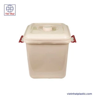 Thùng đựng gạo có nắp và tay khóa loại dày 10kg, 15kg GDNG2