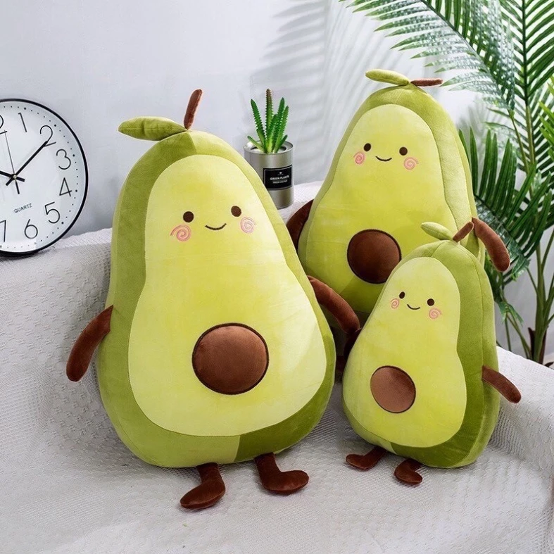 (GIFT) Gấu bông trái bơ tròn nhỏ size 15cm cho bé xinh cute Gấu Xinh G12.1