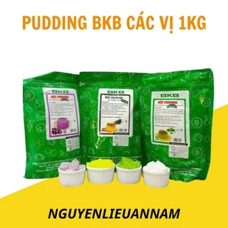 Bột Pudding BKB các vị túi 1kg nấu thạch pudding mềm mịn, thơm ngon