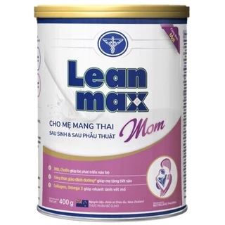 Sữa Lean Max MOM 400gr, 850gr dinh dưỡng cho bà bầu