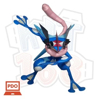 Mô hình giấy Anime Game Pokemon Ash-Greninja