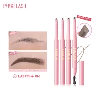 Chì kẻ lông mày PINKFLASH không thấm nước lâu trôi mềm mại trang điểm mắt làm đẹp