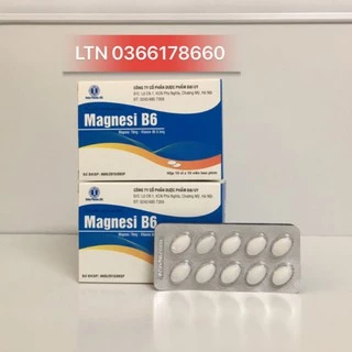 Magnesi B6 hộp 100 viên - Bổ sung magie và vitamin B6 cho cơ thể