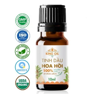 Tinh dầu Hồi (hoa hồi, đại hồi) KingOil nguyên chất 100% từ thiên nhiên, xông thơm phòng, khử khuẩn