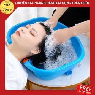 Chậu/thau gội đầu tại giường thư giãn/chăm sóc người bệnh/ phụ nữ sau sinh/ người già đồ dùng gia đình