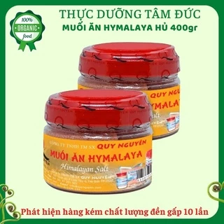 Muối ăn Himalaya quy nguyên hũ 400gr bịch 1kg - [chùa Long Hương]