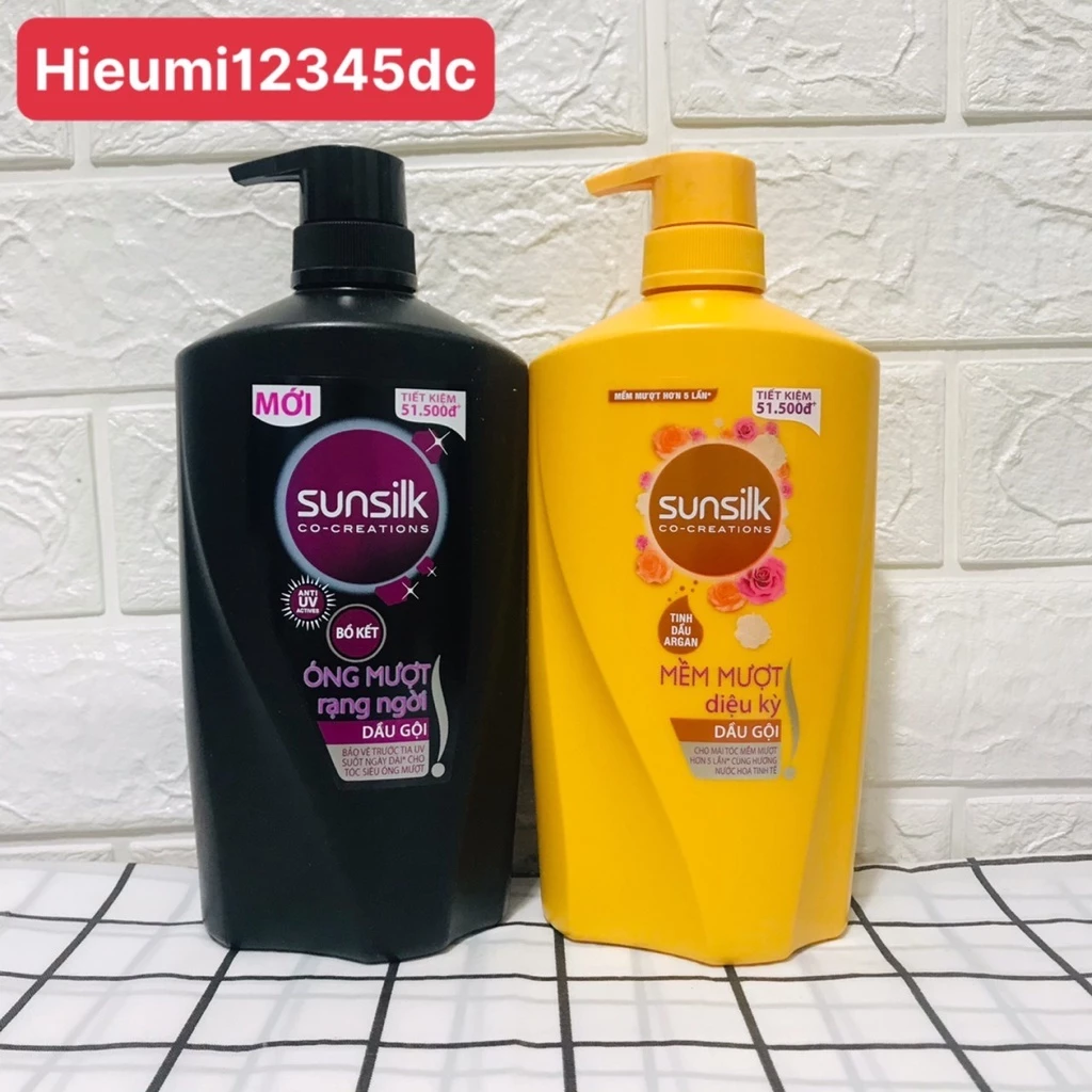 Dầu gội Sunsilk mềm mượt diệu kì óng mượt rạng ngời 900gr