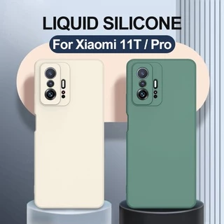 Ốp lưng Xiaomi 11T 12T Pro Redmi Note 12s Pro Poco F5 X5 Pro Vỏ điện thoại silicon lỏng hình vuông Bảo vệ Camera Vỏ mềm thời trang Vỏ điện thoại chống sốc