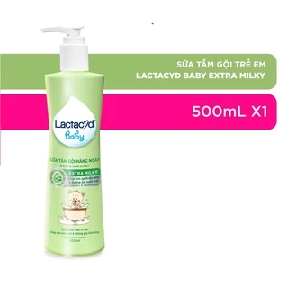 Sữa tắm gội trẻ em Lactacyd Milky chai 500ml