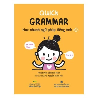 Sách - Quick Grammar – Học Nhanh Ngữ Pháp Tiếng Anh - NTV
