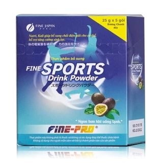 Bột Pha Nước Uống Bù Nước Và Chất Điện Giải  Fine Sports Drink Powder (Hộp 5 gói)