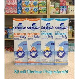 Xịt muối biển sâu Sterimar Pháp