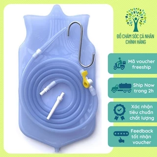 Dụng cụ thải độc cà phê coffee enema bag kit thụt tháo đại tràng túi súc ruột silicone 2l TUI2