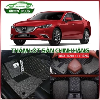 Thảm lót sàn ô tô 6D Mazda 6 2013-2022 chống nước, không mùi, phủ kín 90% sàn xe