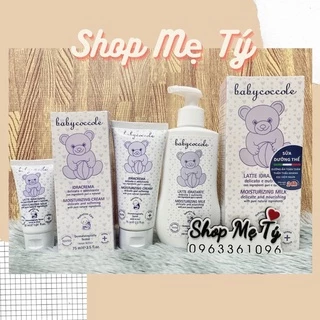 Sữa dưỡng thể/ Kem dưỡng ẩm chiết xuất hạnh nhân Babycoccole lotion dưỡng da cho bé sơ sinh 0M+  (Baby coccole)