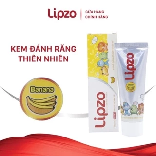 Kem đánh răng cho bé LIPZO hương chuối 75g