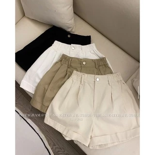 Quần Short Thô ống rộng Hàn Quốc hàng Quảng Châu loại 1- Dorita Boutique