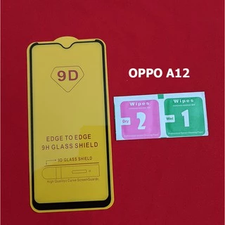 Kính cường lực full màn 9D Oppo A12