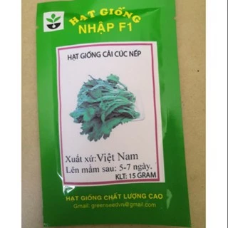 Gói 15 gram hạt giống cải cúc nếp  KHUYẾN MẠI SHOP MỚI HẠ GIÁ SỈ