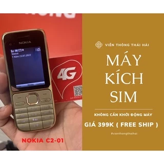 Máy Điện Thoại Kích Sim Nokia C2-01 - Máy 3G không Cần Tắt Máy