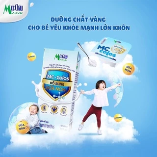 (Vỉ 4 hộp 110 ml)Sữa tươi bổ sung sữa non Mộc Châu