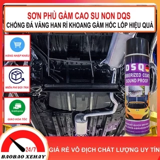 [700ML]Sơn Phủ Gầm Ô tô - Sơn Phủ Gầm - Xịt Tay, Chống Ồn, Chống Rỉ Sét, Mọt Khung Xe, Tăng Độ Cách Âm Ô tô DSQ 700ML