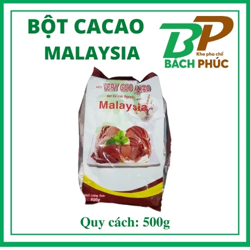 BỘT CACAO MALAYSIA 500G - NGUYÊN LIỆU PHA CHẾ - KHO PHA CHẾ ĐÀ NẴNG