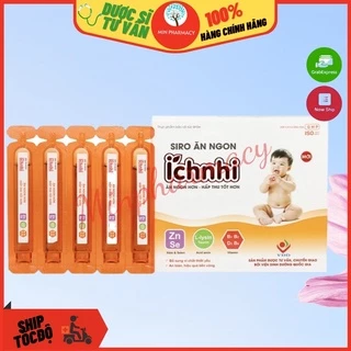 Siro Ăn ngon ÍCH NHI Nam Dược Cho trẻ biếng ăn, sức đề kháng kém chai 100ml - Minpharmacy