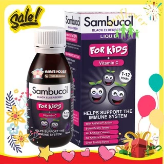 Siro Sambucol kid tăng đề kháng 120ml cho bé 1-12 tuổi - shop Sunflower