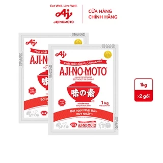 Combo 2 Gói Bột Ngọt AJI-NO-MOTO® Hạt Lớn 1kg/Gói