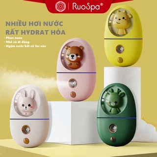 Máy phun sương mini RUOSPA cầm tay giữ ẩm cho da

