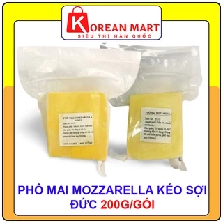 Phô mai kéo sợi Mozzarella Đức tảng 200g