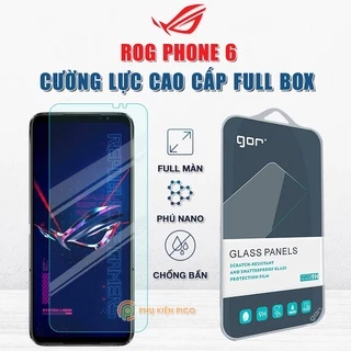 Kính cường lực Rog Phone 6 / Rog Phone 7 full màn chính hãng Gor phủ nano - Dán màn hình Rog Phone 6