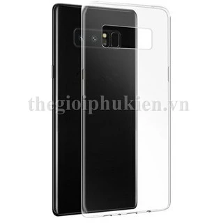 Ốp lưng cho điện thoại Samsung Galaxy Note 8 silicon dẻo trong suốt siêu mỏng 0.5mm