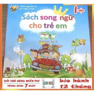 Sách Nói Điện Tử Song Ngữ Anh-Việt Nhiều Chủ ĐỀ Giúp Bé Tập Nói Song Ngữ-Tặng Pin