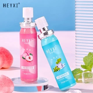 Xịt Thơm Miệng HEYXI Hương Bạc Hà & Đào 20ml HYX20220716