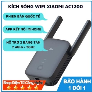 Kích sóng wifi Xiaomi AC1200 Mi wifi range extender Bản Quốc Tế